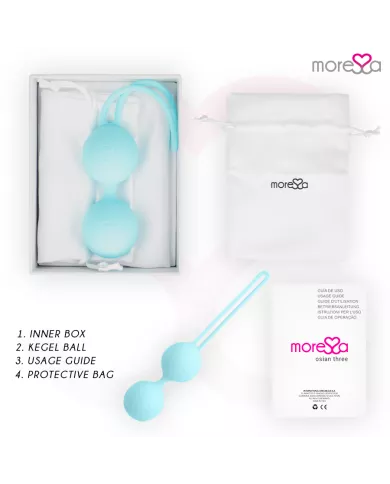 MORESSA - OSIAN TROIS SILICONE TURQUOISE PREMIUM