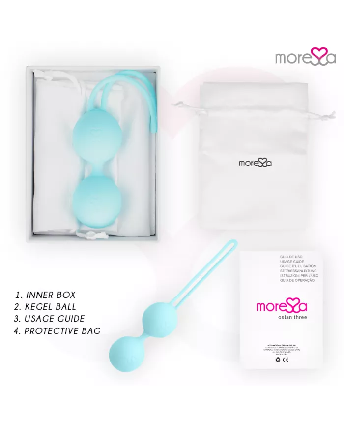 MORESSA - OSIAN TROIS SILICONE TURQUOISE PREMIUM