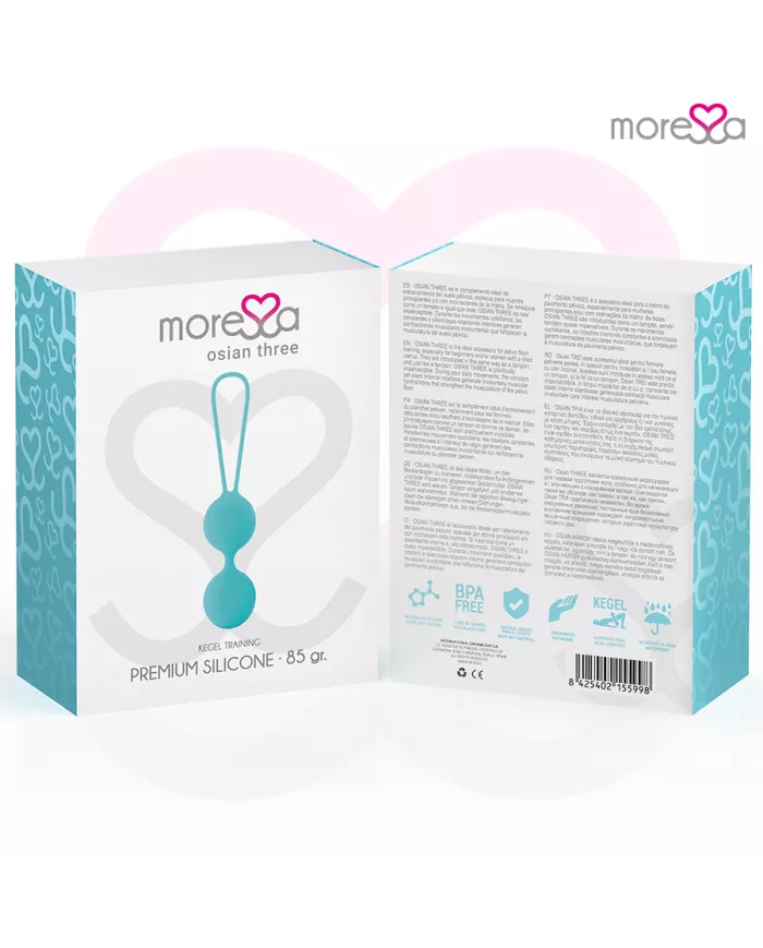 MORESSA - OSIAN TROIS SILICONE TURQUOISE PREMIUM