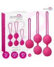 MORESSA - OSIAN SET PREMIUM SILICONE ROSE (Osian One - 51 g | Osian Two - 101 g | Osian Three 85 g)