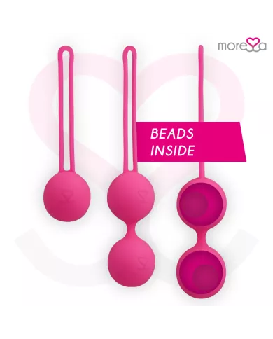 MORESSA - OSIAN SET PREMIUM SILICONE ROSE (Osian One - 51 g | Osian Two - 101 g | Osian Three 85 g)