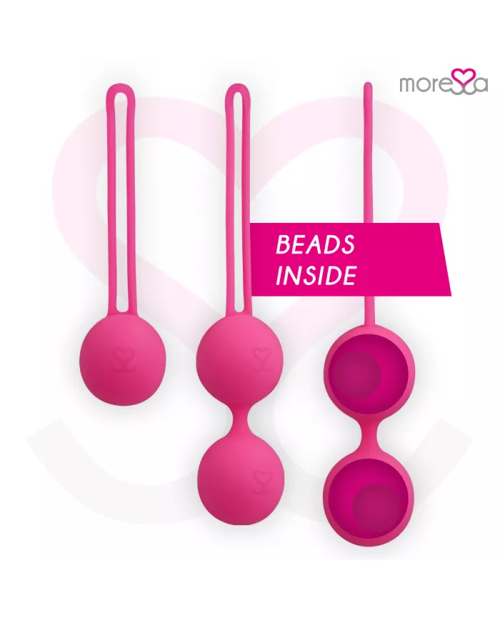 MORESSA - OSIAN SET PREMIUM SILICONE ROSE (Osian One - 51 g | Osian Two - 101 g | Osian Three 85 g)