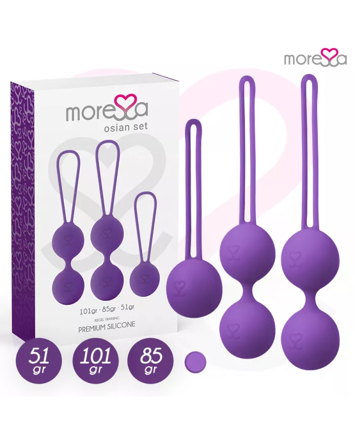 MORESSA - OSIAN SET PREMIUM SILICONE LILAS