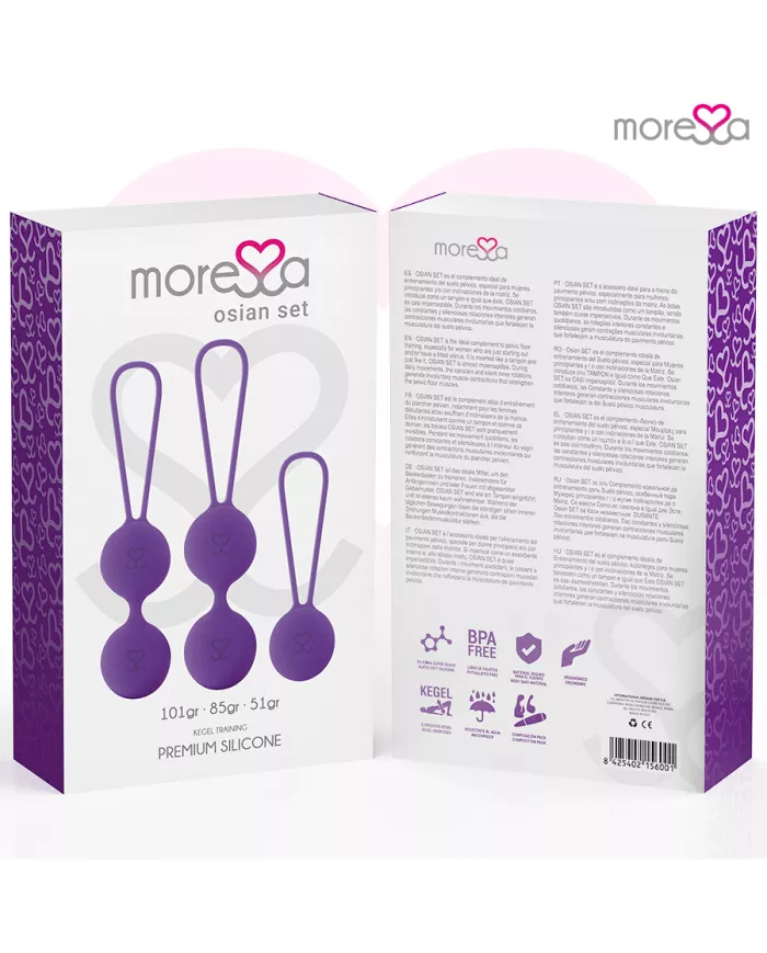 MORESSA - OSIAN SET PREMIUM SILICONE LILAS