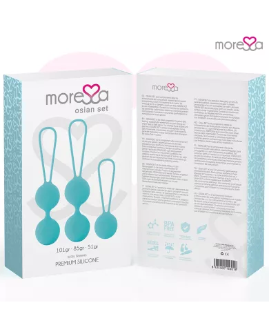 MORESSA - ENSEMBLE OSIAN SILICONE TURQUOISE PREMIUM