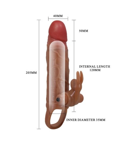 PRETTY LOVE - OSMAR MANCHON PÉNIS + STIMULATEUR DE CLITORIS VIBRANT