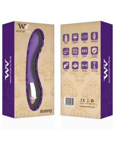WOMANVIBE - VIBRATEUR RECHARGEABLE EN SILICONE SUNNY