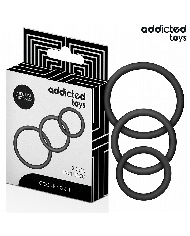 ADDICTED TOYS - LOT DE ANNEAUX EN SILICONE MODÈLE 2