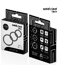 ADDICTED TOYS - LOT DE ANNEAUX EN SILICONE MODÈLE 2