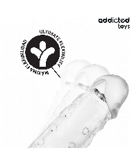 ADDICTED TOYS - EXTENSION DE PÉNIS TRANSPARENTE TAILLE S 23 CM