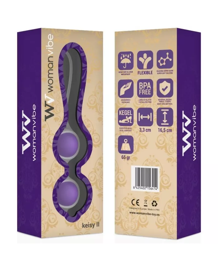 WOMANVIBE - BALLES EN SILICONE VIBE KEISY II WOMANVIBE - BALLES EN SILICONE VIBE KEISY II