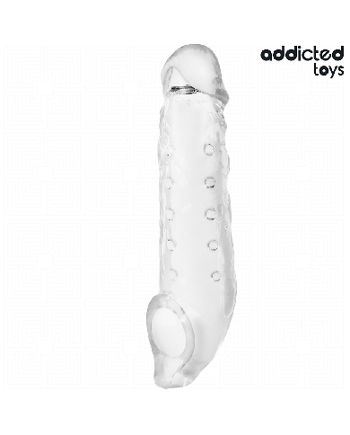 ADDICTED TOYS - GAINE PÉNIS TRANSPARENTE TAILLE M 27 CM