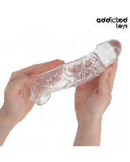 ADDICTED TOYS - EXTENSION DE PÉNIS TRANSPARENTE 27 CM