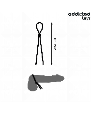 ADDICTED TOYS - CORDE EN SILICONE POUR LE PÉNIS À BOUCLE UNIQUE