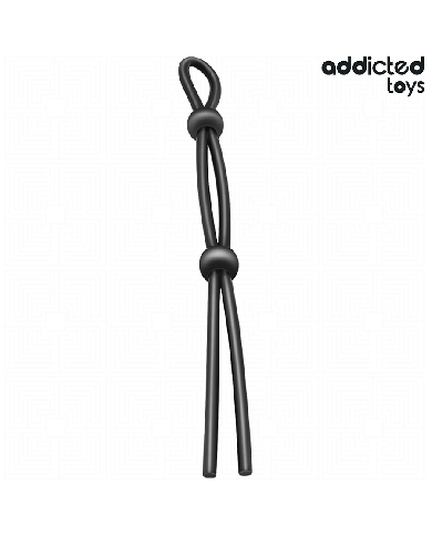 ADDICTED TOYS - CORDE EN SILICONE POUR LE PÉNIS À DOUBLE BOUCLE