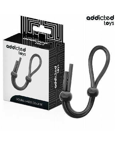 ADDICTED TOYS - CORDE EN SILICONE POUR LE PÉNIS À DOUBLE BOUCLE