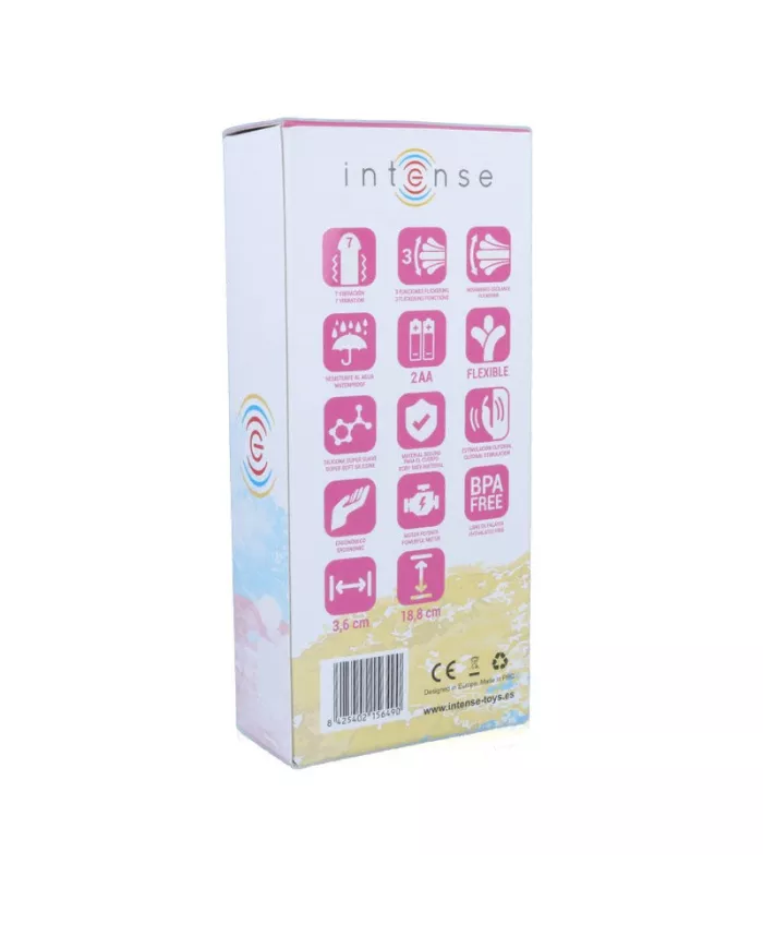 INTENSE - VIBRATEUR OSCILLANT SUSY SILICONE LAPIN ROSE