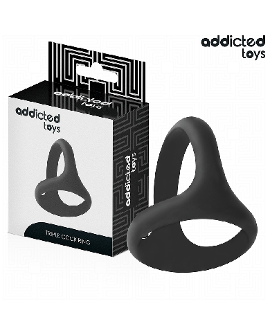 ADDICTED TOYS - ANNEAU PÉNIS TRIPLE ÉPAIS