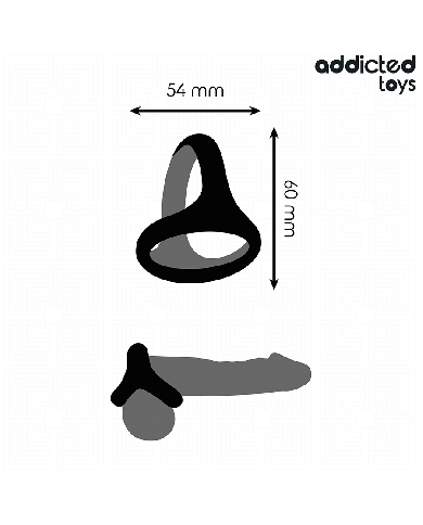 ADDICTED TOYS - ANNEAU PÉNIS TRIPLE ÉPAIS