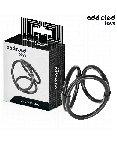 ADDICTED TOYS - ANNEAU PÉNIS TRIPLE