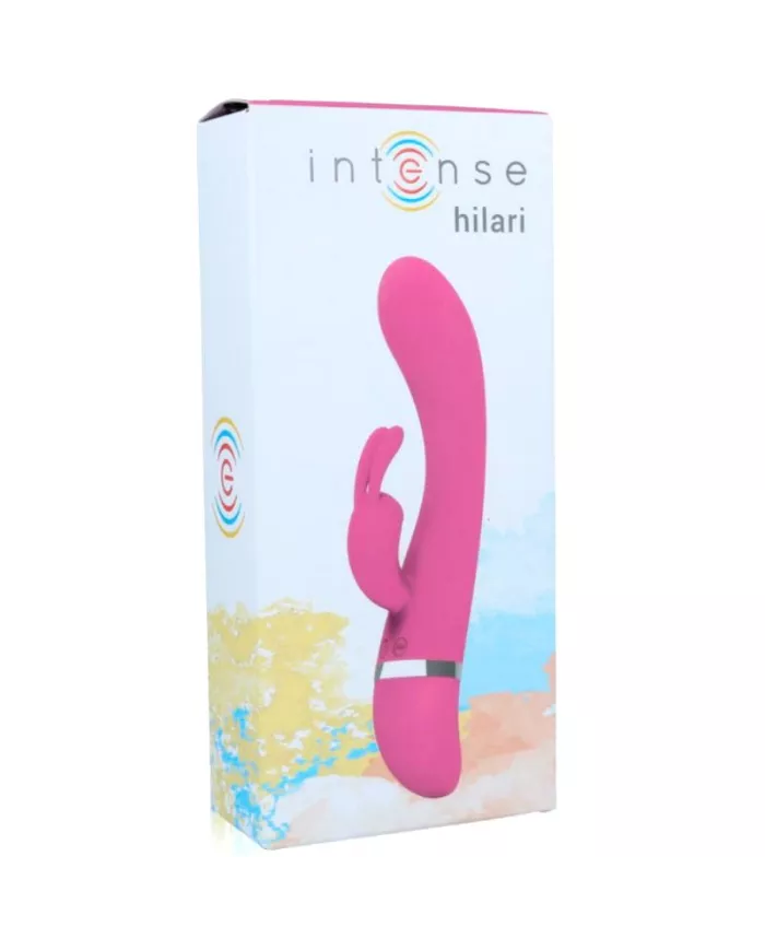 INTENSE - VIBRATEUR DE LUXE EN SILICONE ROSE HILARI INTENSE - VIBRATEUR DE LUXE EN SILICONE ROSE HILARI