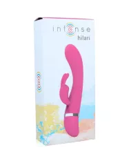 INTENSE - VIBRATEUR DE LUXE EN SILICONE ROSE HILARI INTENSE - VIBRATEUR DE LUXE EN SILICONE ROSE HILARI
