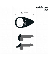 ADDICTED TOYS - ANNEAU PÉNIS EN FORME DE LARME