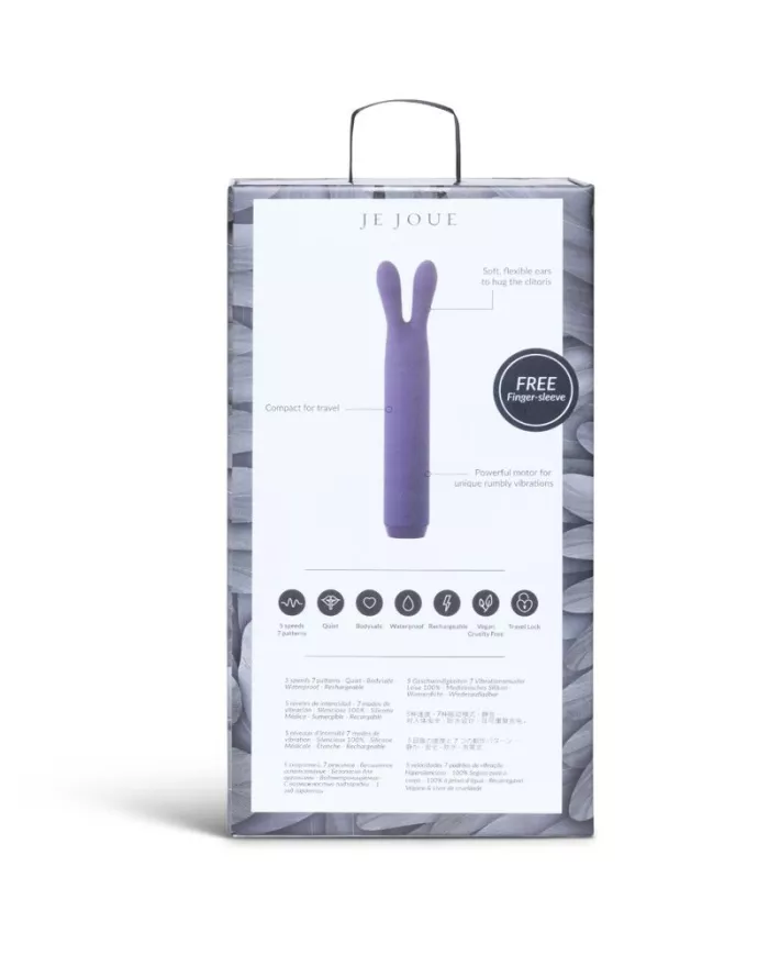 JE JOUE - BALLE VIBRANTE LAPIN VIOLET JE JOUE - BALLE VIBRANTE LAPIN VIOLET