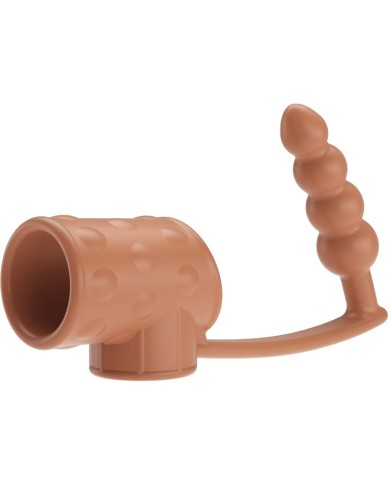 PRETTY LOVE - MANCHON PÉNIS AVEC PLUG ANAL NATUREL