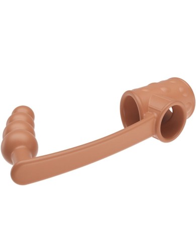 PRETTY LOVE - MANCHON PÉNIS AVEC PLUG ANAL NATUREL