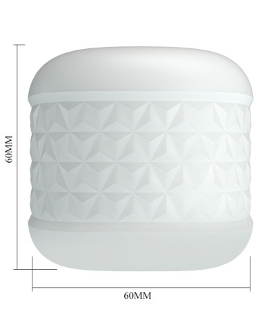PRETTY LOVE - MASTURBATEUR HOMME CRYSTLE BLANC