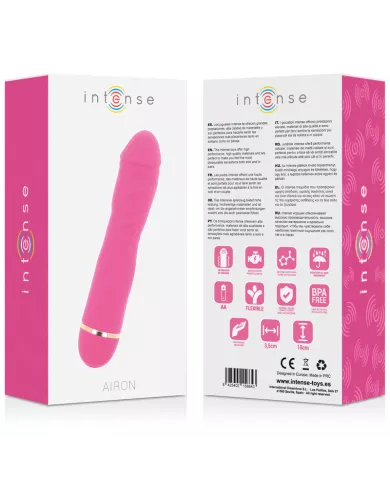INTENSE - AIRON 20 VITESSES SILICONE ROSE