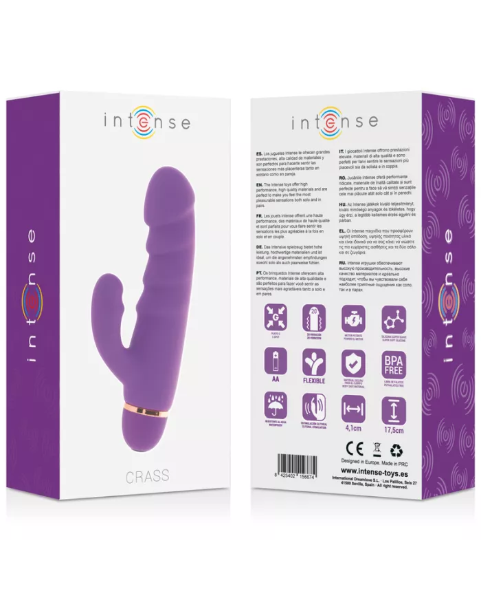 INTENSE - CRASS 20 VITESSES SILICONE LILAS