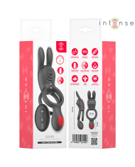 INTENSE - QUINN DOUBLE VIBRATION ANNEAU AVEC TÉLÉCOMMANDE