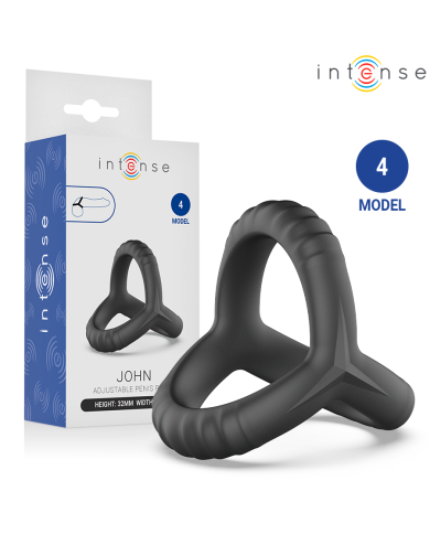 INTENSE - JOHN ANNEAU TRIPLE AJUSTABLE POUR LE PÉNIS MODÈLE 4