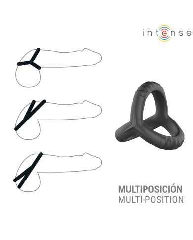 INTENSE - JOHN ANNEAU TRIPLE AJUSTABLE POUR LE PÉNIS MODÈLE 4