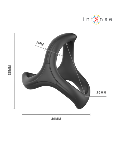 INTENSE - ALFIE ANNEAU PÉNIS TRIPLE RÉGLABLE MODÈLE 6
