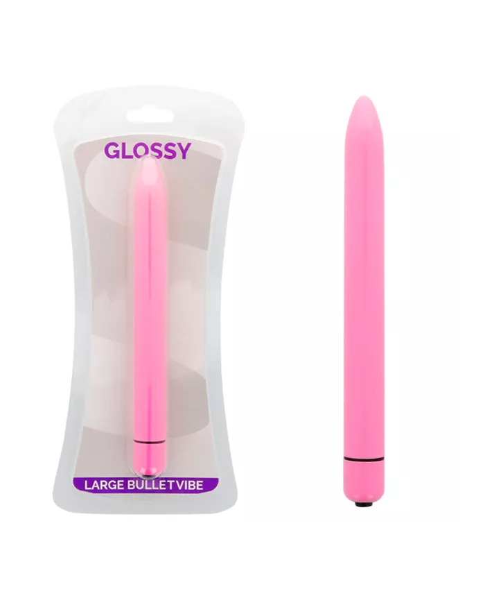GLOSSY - VIBRATEUR SLIM DEEP ROSE