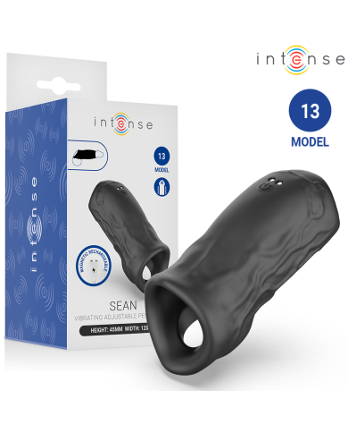 INTENSE - SEAN ANNEAU PÉNIS VIBRANT ET RÉGLABLE MODÈLE 13
