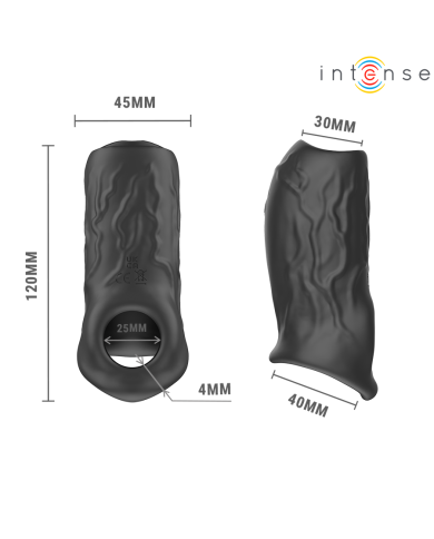 INTENSE - SEAN ANNEAU PÉNIS VIBRANT ET RÉGLABLE MODÈLE 13