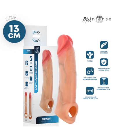MR INTENSE - SIMON S PROTECTION PÉNALE EN SILICONE 13 CM -Ø- 4 CM