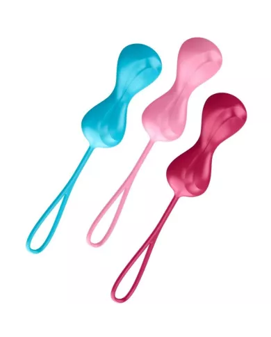 SATISFYER - ENSEMBLE ENTRAÃŽNEMENT LOVEBALLS 1 SATISFYER - ENSEMBLE ENTRAÃŽNEMENT LOVEBALLS 1