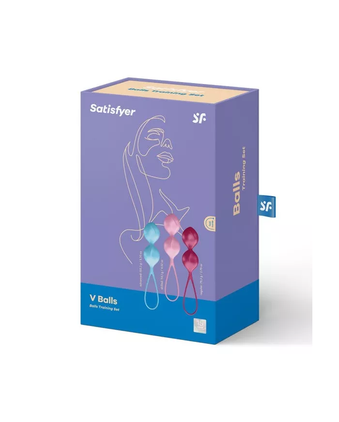 SATISFYER - ENSEMBLE ENTRAÎNEMENT LOVEBALLS 2