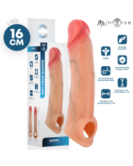 MR INTENSE - SIMON L PROTECTION PÉNALE EN SILICONE 16 CM -Ø- 4,5 CM