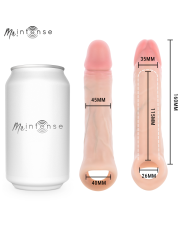 MR INTENSE - SIMON L PROTECTION PÉNALE EN SILICONE 16 CM -Ø- 4,5 CM