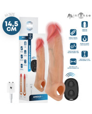 MR INTENSE - ARNOLD M VIBRATEUR MANCHON PÉNIS EN SILICONE AVEC TÉLÉCOMMANDE 14,5 CM -Ø- 4 CM