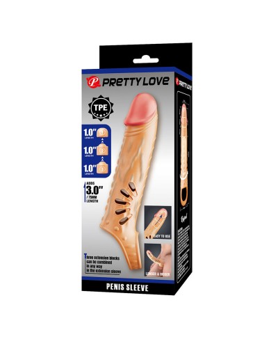 PRETTY LOVE - MANCHON PÉNIS AVEC EXTENSIONS