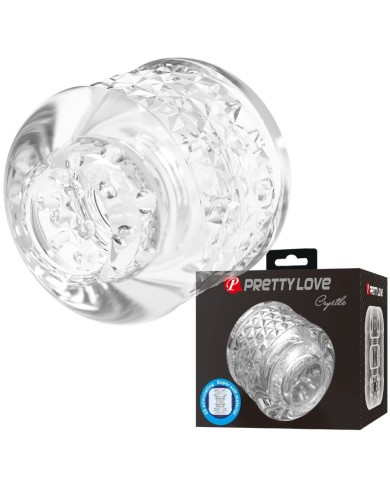 PRETTY LOVE - CRYSTLE MASTURBATEUR À DOUBLE ENTRÉE