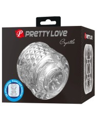 PRETTY LOVE - CRYSTLE MASTURBATEUR À DOUBLE ENTRÉE