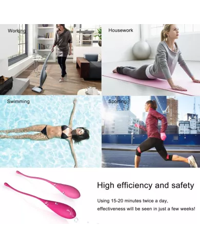 LESLIE - KEGEL FIT ENSEMBLE D'ENTRAÃŽNEMENT MUSCULAIRE PELVIEN 6 PCS LESLIE - KEGEL FIT ENSEMBLE D'ENTRAÃŽNEMENT MUSCULAIRE PELVIEN 6 PCS